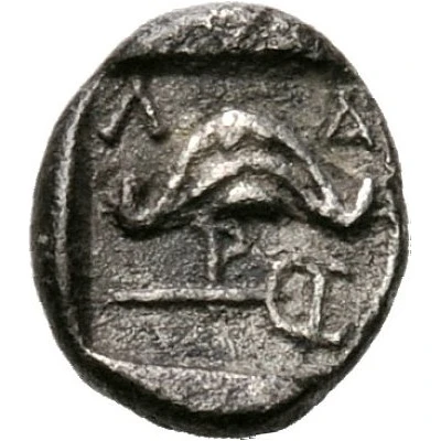 Obol 450 BC - 430 BC back