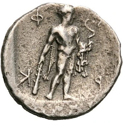 Obol 425 BC - 375 BC back