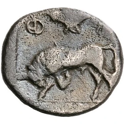 Obol 425 BC - 375 BC back