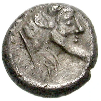 Obol 425 BC - 385 BC back