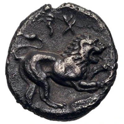 Obol 425 BC - 390 BC back