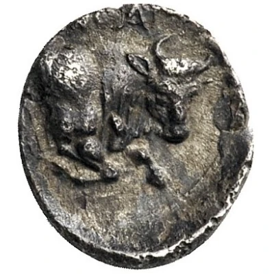 Obol 350 BC - 325 BC back