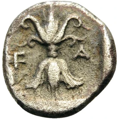 Obol 450 BC back