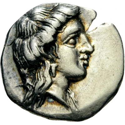 Obol 340 BC front