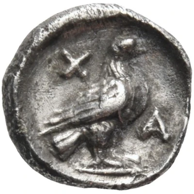 Obol 338 BC - 308 BC back