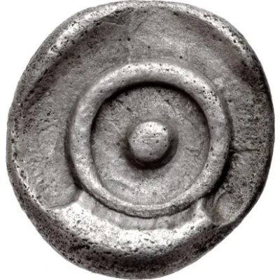 Obol 500 BC - 485 BC back