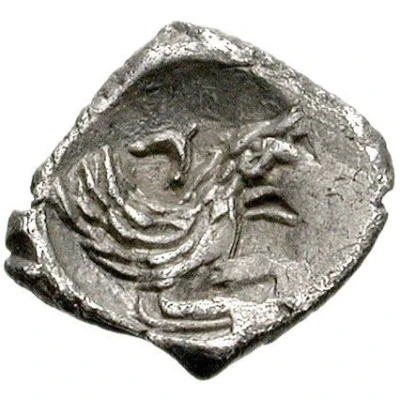 Obol 324 BC - 323 BC back