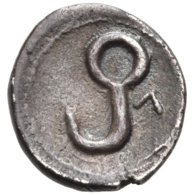 Obol 325 BC - 275 BC back