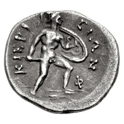 Obol 390 BC - 370 BC back