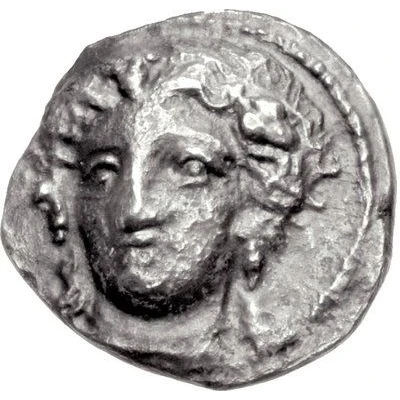 Obol 352 BC - 344 BC front