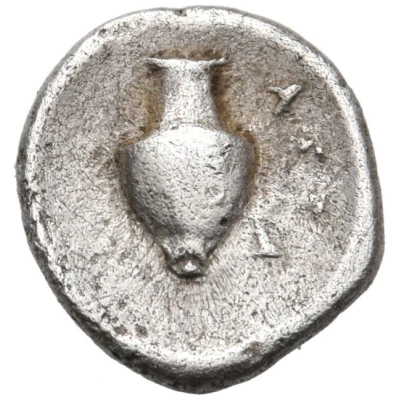 Obol 350 BC - 325 BC back