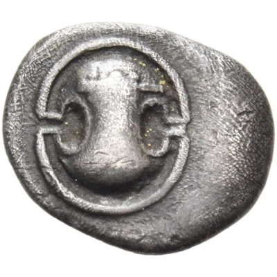 Obol 395 BC - 338 BC front