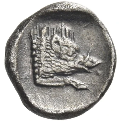 Obol 478 BC - 460 BC back