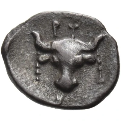 Obol 325 BC - 275 BC back