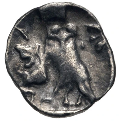 Obol 350 BC - 333 BC back