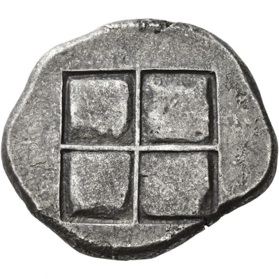 Octodrachm 479 BC - 465 BC back