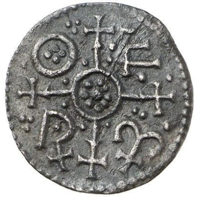 Penny - Eadberht with king Offa back