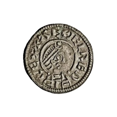 Penny - Æthelred I Lunettes type front