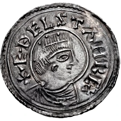 Penny - Æthelstan Crowned bust type ND front