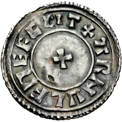 Penny - Æthelstan Diademed bust type ND back