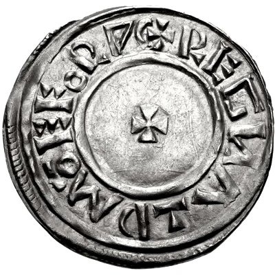 Penny - Æthelstan Small cross type ND back