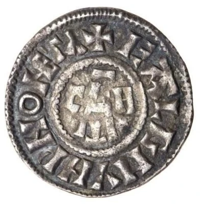 Penny - Æthelwulf Canterbury mint; Phase III back