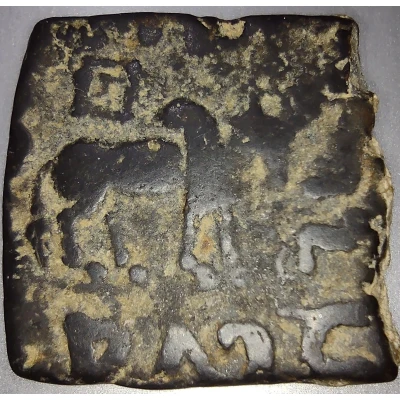 Pentachalkon - Azes II Pushkalavati 35 BC - 12 BC back