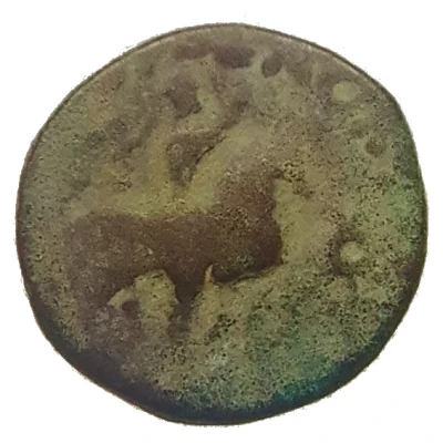 Pentachalkon - Azes II Taxila Sirsukh Mint Indo-Scythian Kingdom 35 BC - 5 BC front