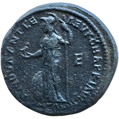 Pentassarion - Elagabalus and Julia Maesa VΠ IOVΛ ANT CEΛEYKOY MAΡKIANOΠOΛITΩN; Markianopolis back