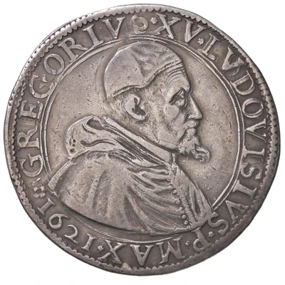 Piastra - Gregory XV front