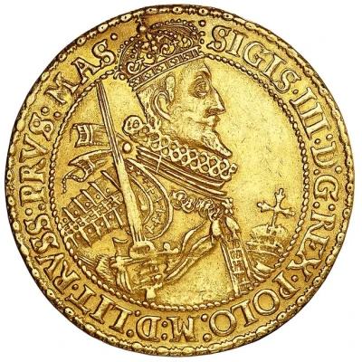 Pięciodukat koronny - Sigismund III Vasa Bydgoszcz front