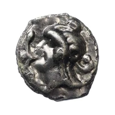 Potin with Bull and Lily Class Ia 60 BC - 40 BC front