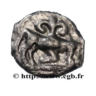 Potin with Bull and Lily Class Ia 60 BC - 40 BC back