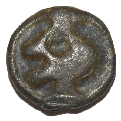 Potin with Devil head Class II 80 BC - 50 BC front