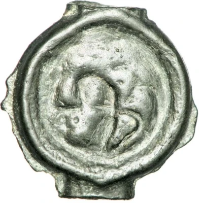 Potin with boar-sign 60 BC - 40 BC front