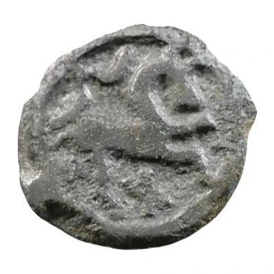 Potin with horse 60 BC - 50 BC back