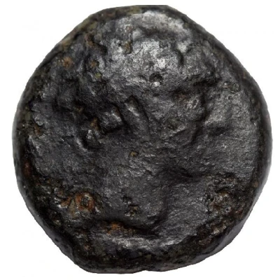 Prutah - Demetrios I Tyre 159 BC - 158 BC front