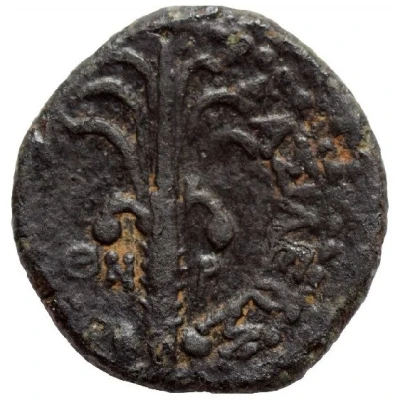 Prutah - Demetrios I Tyre 159 BC - 158 BC back