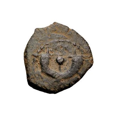 Prutah - Judah Aristobulus I 104 BC back