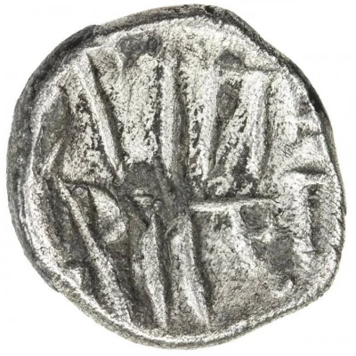 Qanhari Dirham "Damma" - Mansur ibn Jumhur al-Kalbi ND back