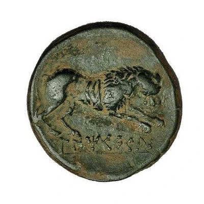 Quadrans lion 195 BC - 170 BC back