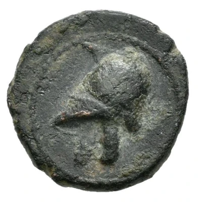 Quarter chalkous 220 BC - 215 BC back