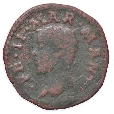 Quattrino - Frederick II OLYMPOS, 1st period ND front