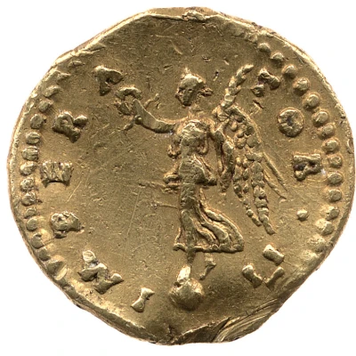 Quinarius Aureus - Antoninus Pius IMPERATOR II; Victory back