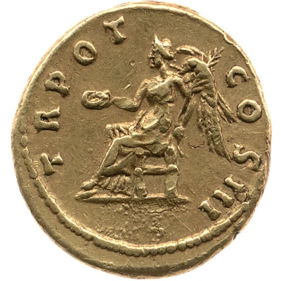 Quinarius Aureus - Antoninus Pius TR POT COS III; Victory back