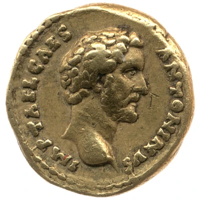 Quinarius Aureus - Antoninus Pius TRIB POT COS; Felicitas front