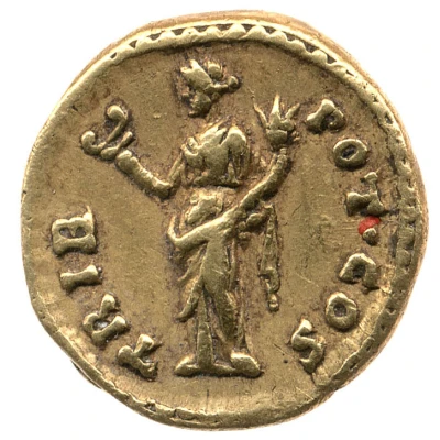 Quinarius Aureus - Antoninus Pius TRIB POT COS; Felicitas back