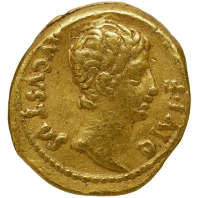 Quinarius Aureus - Augustus IMP XII; Victory 11 BC - 10 BC front