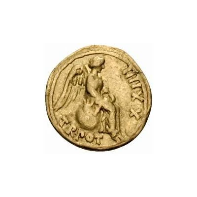 Quinarius Aureus - Augustus TR POT XXIIII; Victory back