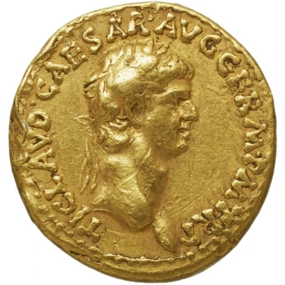 Quinarius Aureus - Claudius VICTORIA AVGVSTI; Victoria front